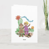 Carte de voeux Merci (Dos)