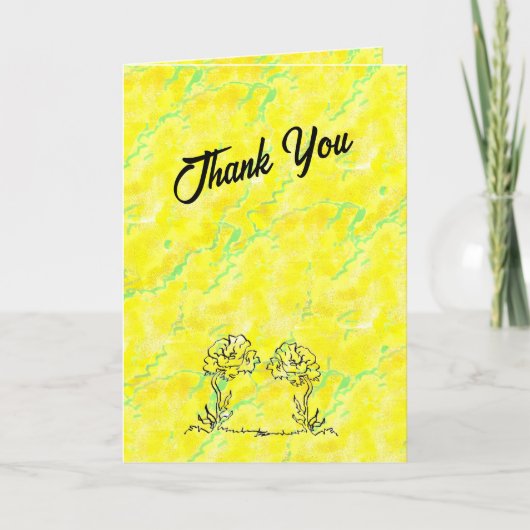 Carte de vœux : Merci (Devant)