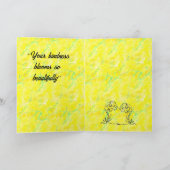 Carte de vœux : Merci (Intérieur)