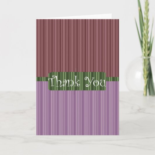 Carte de voeux Merci (Devant)