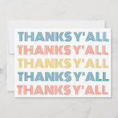 Carte de vœux Merci à tous avec un fond joyeux (Devant)