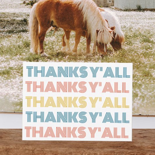 Carte de vœux Merci à tous avec un ton joyeux