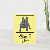 Carte de voeux Merci Chien Chien à Chien Français (Devant)