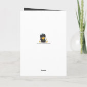 Carte de voeux Merci Crow (Dos)