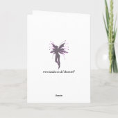 Carte de voeux Merci Fairy Beaucoup (Dos)