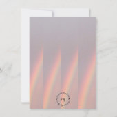 Carte de voeux Merci Prism Flat (Dos)