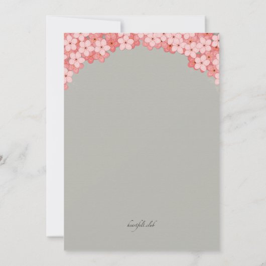 Carte de voeux mère et fille (Dos)