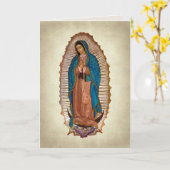 carte de voeux mère marie (Fleur jaune)