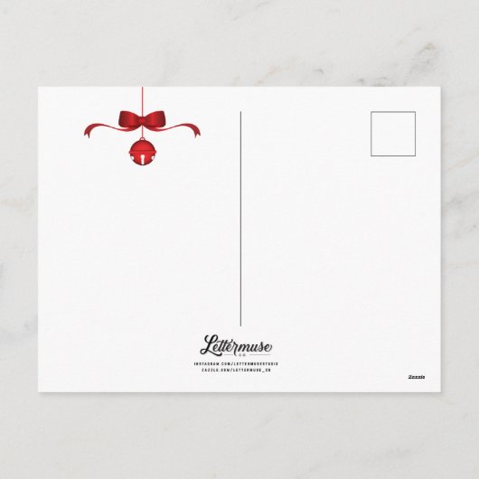 Carte de vœux merveilleuse période de l'année (Dos)