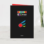 Carte de voeux Messianic Dancer (Dos)