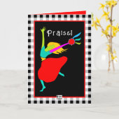 Carte de voeux Messianic Dancer (Fleur jaune)