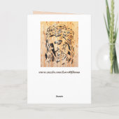 carte de voeux messie (Dos)