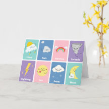 carte de voeux "météo"