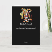 Carte de vœux Mexique (Dos)
