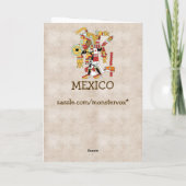 Carte de vœux Mexique (Dos)