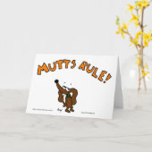 Carte de voeux Midge MUTTS RULE (Fleur jaune)