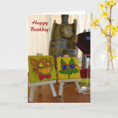 Carte de voeux mignonne ! (Fleur jaune)