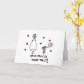 Carte de voeux mignonne d'amour pour l'ami (Fleur jaune)