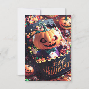 Carte de vœux mignonne pour Halloween #5