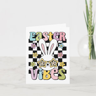 Carte de voeux mignonne "Vibes de Pâques" pour Twe