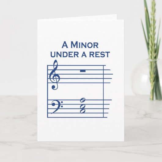 Carte de voeux mineure (Devant)