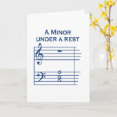 Carte de voeux mineure (Fleur jaune)