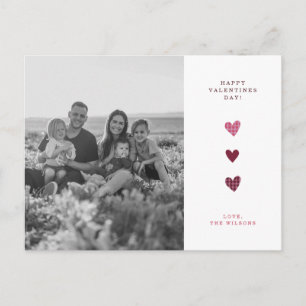 Carte de vœux minimale pour la Saint-Valentin avec