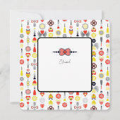Carte de voeux minimaliste d'amour éternel (Dos)