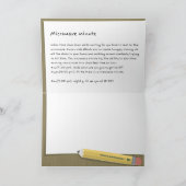 Carte de voeux Minute Micro-ondes (Intérieur)