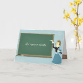 Carte de voeux Minute Micro-ondes (Fleur jaune)