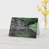 Carte de voeux miroir (Fleur jaune)