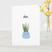 Carte de voeux Miss You (Fleur jaune)