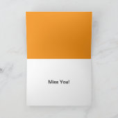 Carte de voeux Miss You (Intérieur)
