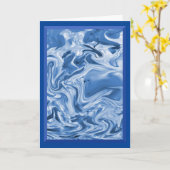 Carte de voeux Miss You (Fleur jaune)