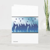 Carte de voeux Modèle diplômes en ligne (Dos)