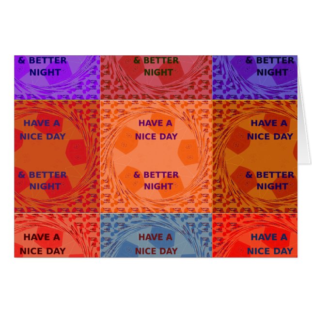 Carte de voeux Modèle horizontal (Devant horizontal)