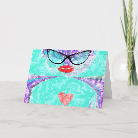 Carte de voeux Modèle horizontal (Devant)