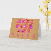 Carte de voeux Modèle horizontal (Fleur jaune)