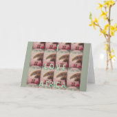 Carte de voeux Modèle horizontal (Fleur jaune)