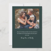 Carte de vœux Modern Lettering Happy Holidays 2 Ph (Dos)