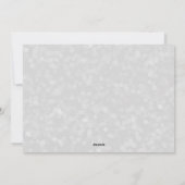 Carte de vœux moderne avec écriture manuscrite Joy (Dos)