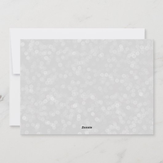 Carte de vœux moderne avec écriture manuscrite Joy (Dos)