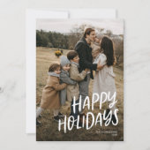 Carte de vœux moderne avec une photo (Devant)