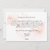 Carte de vœux moderne de Noël avec collage de phot (Dos)