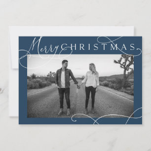 Carte de vœux moderne de Noël Photo