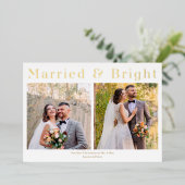 Carte de vœux moderne et brillante avec feuille mé (Debout devant)