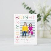 Carte de vœux moderne et éditable de vacances "So  (Debout devant)