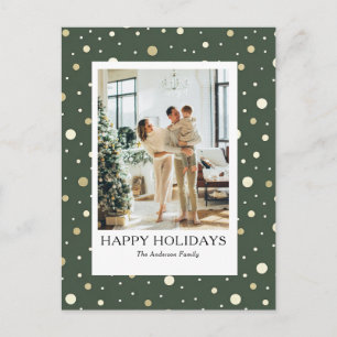 Carte de vœux moderne et simple pour les fêtes de 