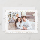 Carte de vœux moderne minimal à carreaux (Devant)