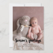 Carte de vœux moderne pour la famille (Devant)